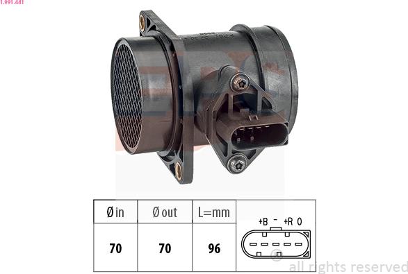 EPS 1.991.441 - Débitmètre de masse d'air cwaw.fr