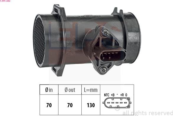 EPS 1.991.442 - Débitmètre de masse d'air cwaw.fr