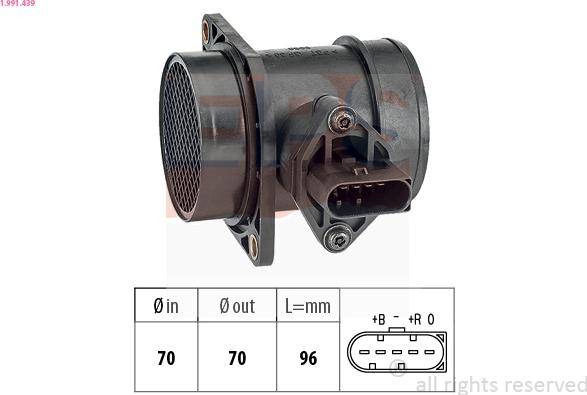 EPS 1.991.439 - Débitmètre de masse d'air cwaw.fr