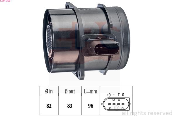 EPS 1.991.359 - Débitmètre de masse d'air cwaw.fr