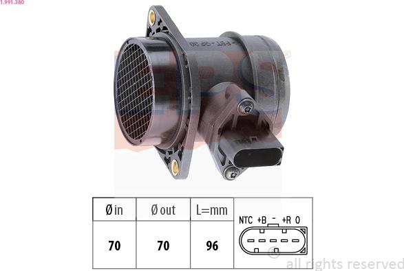 EPS 1.991.380 - Débitmètre de masse d'air cwaw.fr