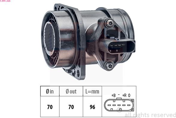 EPS 1.991.325 - Débitmètre de masse d'air cwaw.fr