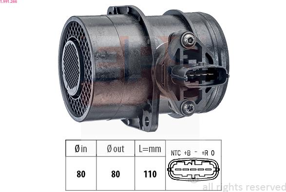 EPS 1.991.266 - Débitmètre de masse d'air cwaw.fr