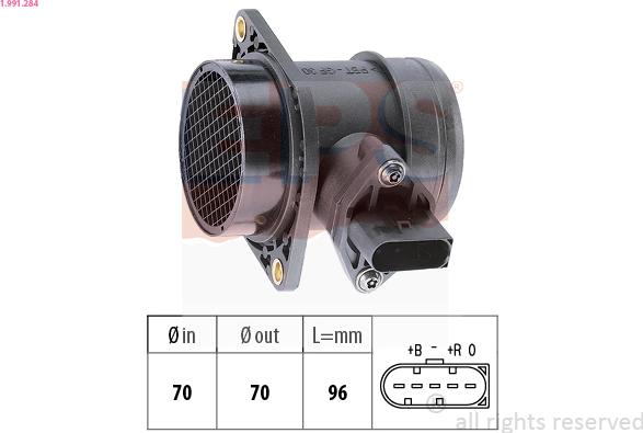 EPS 1.991.284 - Débitmètre de masse d'air cwaw.fr