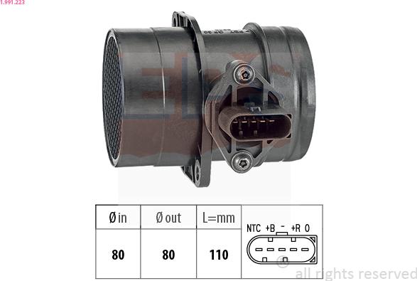 EPS 1.991.223 - Débitmètre de masse d'air cwaw.fr