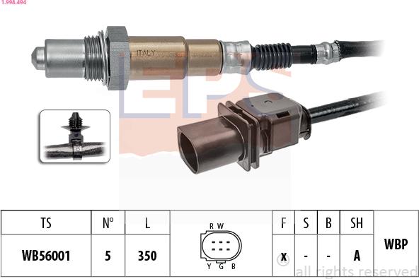 EPS 1.998.494 - Sonde lambda cwaw.fr