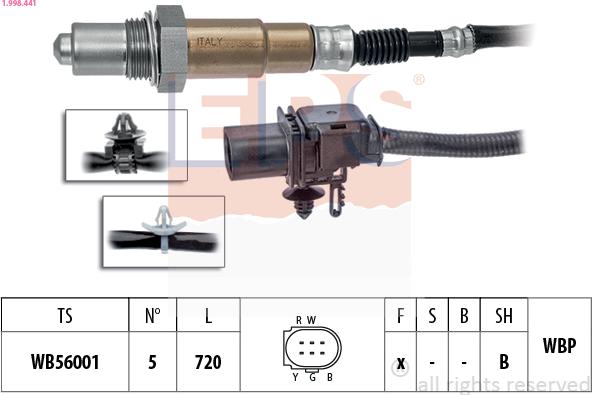 EPS 1.998.441 - Sonde lambda cwaw.fr