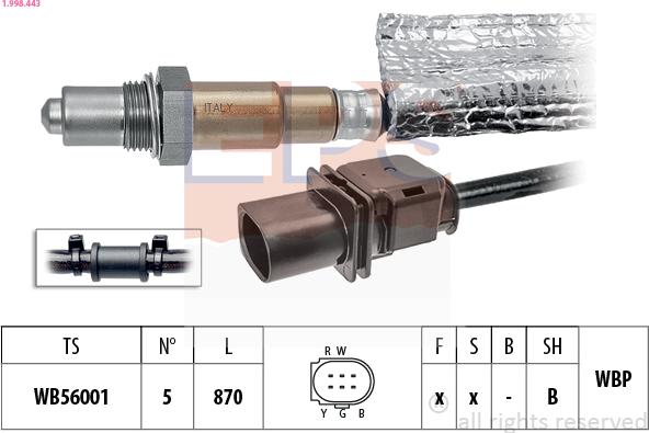 EPS 1.998.443 - Sonde lambda cwaw.fr