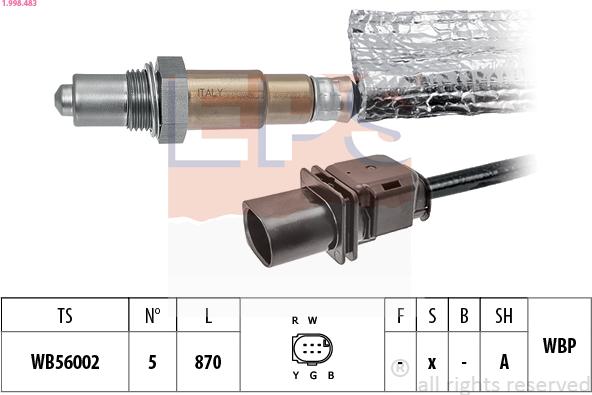 EPS 1.998.483 - Sonde lambda cwaw.fr