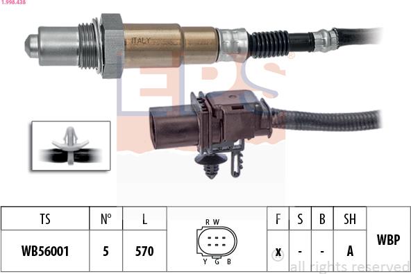 EPS 1.998.438 - Sonde lambda cwaw.fr