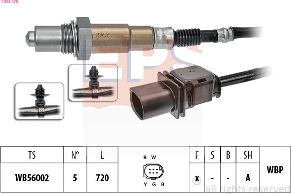 EPS 1.998.478 - Sonde lambda cwaw.fr