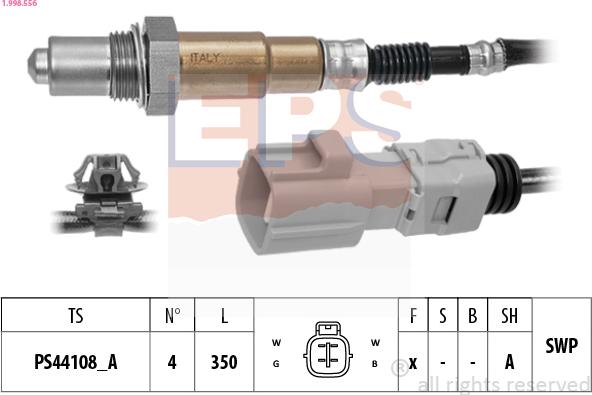 EPS 1.998.556 - Sonde lambda cwaw.fr