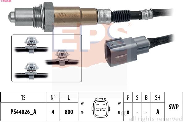 EPS 1.998.525 - Sonde lambda cwaw.fr