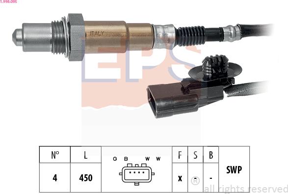 EPS 1.998.095 - Sonde lambda cwaw.fr