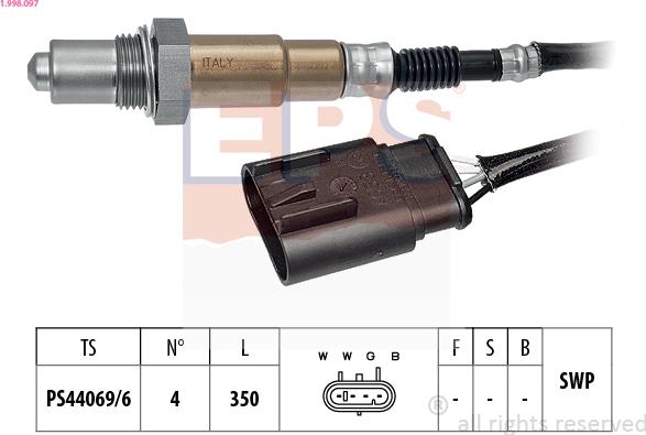 EPS 1.998.097 - Sonde lambda cwaw.fr