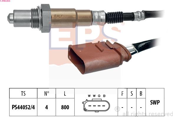 EPS 1.998.055 - Sonde lambda cwaw.fr