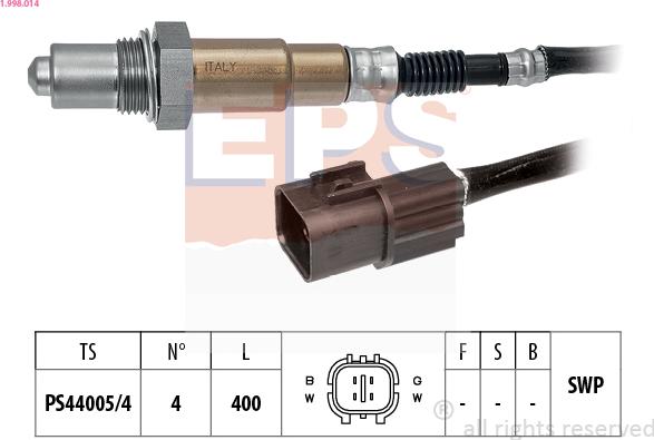 EPS 1.998.014 - Sonde lambda cwaw.fr