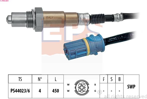 EPS 1.998.081 - Sonde lambda cwaw.fr