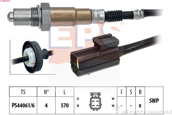 EPS 1.998.075 - Sonde lambda cwaw.fr