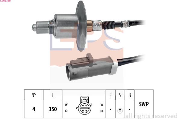 EPS 1.998.149 - Sonde lambda cwaw.fr