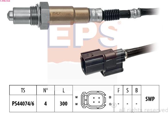 EPS 1.998.153 - Sonde lambda cwaw.fr