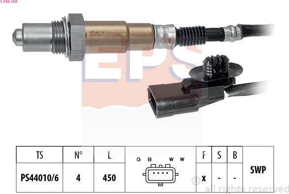 EPS 1.998.169 - Sonde lambda cwaw.fr