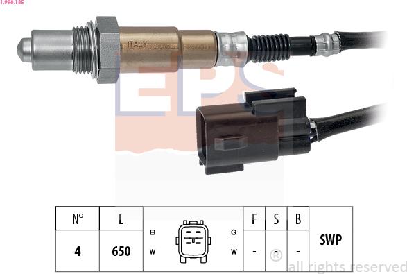 EPS 1.998.185 - Sonde lambda cwaw.fr