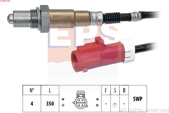 EPS 1.998.183 - Sonde lambda cwaw.fr