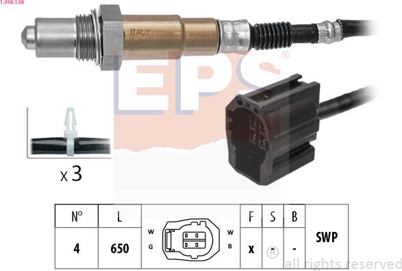 EPS 1.998.139 - Sonde lambda cwaw.fr