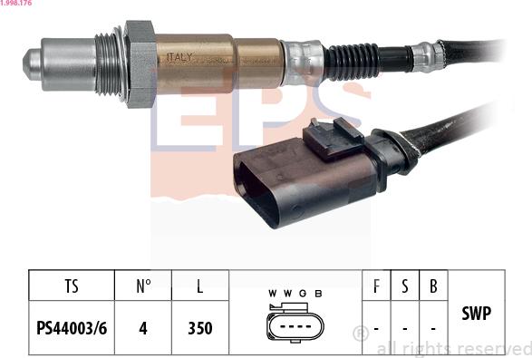 EPS 1.998.176 - Sonde lambda cwaw.fr