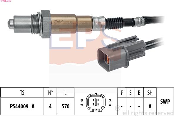 EPS 1.998.346 - Sonde lambda cwaw.fr