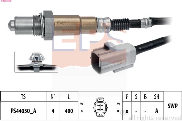 EPS 1.998.368 - Sonde lambda cwaw.fr