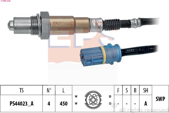 EPS 1.998.326 - Sonde lambda cwaw.fr