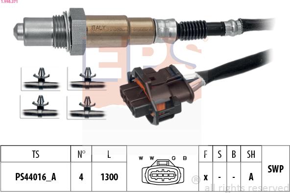 EPS 1.998.371 - Sonde lambda cwaw.fr