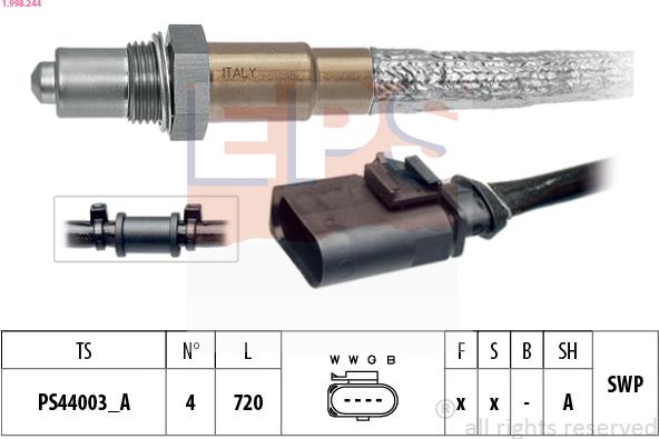 EPS 1.998.244 - Sonde lambda cwaw.fr