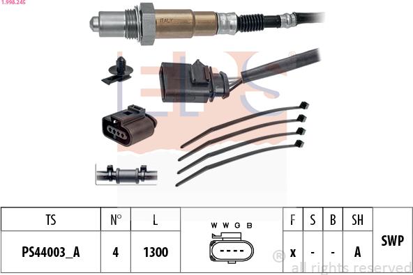 EPS 1.998.245 - Sonde lambda cwaw.fr