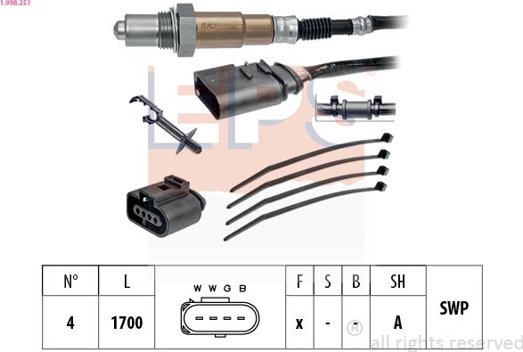 EPS 1.998.251 - Sonde lambda cwaw.fr