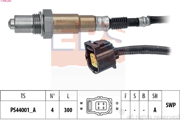 EPS 1.998.202 - Sonde lambda cwaw.fr