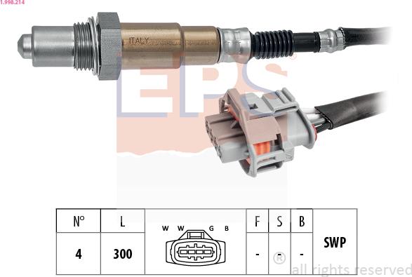 EPS 1.998.214 - Sonde lambda cwaw.fr