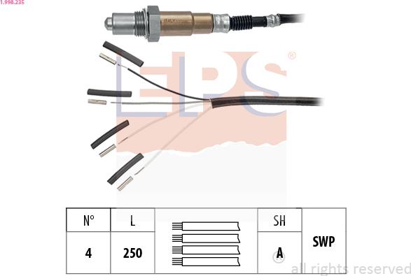 EPS 1.998.235 - Sonde lambda cwaw.fr