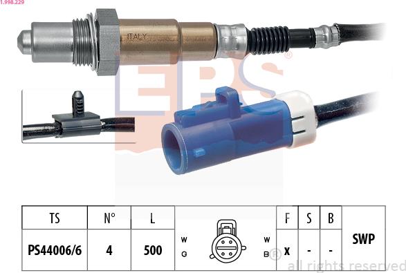 EPS 1.998.229 - Sonde lambda cwaw.fr