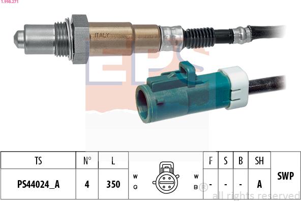 EPS 1.998.271 - Sonde lambda cwaw.fr