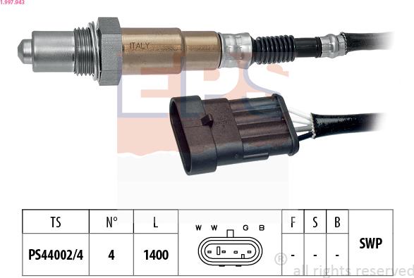 EPS 1.997.943 - Sonde lambda cwaw.fr