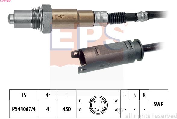 EPS 1.997.962 - Sonde lambda cwaw.fr