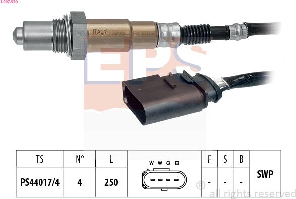 EPS 1.997.920 - Sonde lambda cwaw.fr