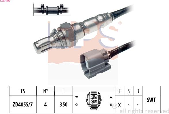 EPS 1.997.495 - Sonde lambda cwaw.fr