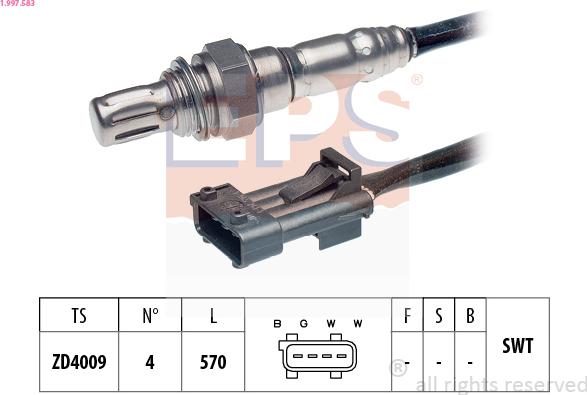 EPS 1.997.583 - Sonde lambda cwaw.fr