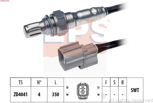 EPS 1.997.572 - Sonde lambda cwaw.fr