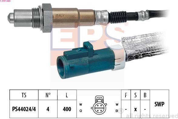 EPS 1.997.685 - Sonde lambda cwaw.fr