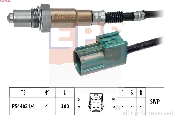 EPS 1.997.628 - Sonde lambda cwaw.fr